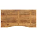 Miniatyrbilde 5 av 8: vidaXL Skrivebordsplate med kurve 110x50x2,5 cm heltre grovt mangotre