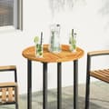 Miniatyrbilde 2 av 8: vidaXL Bordplate Ø60x2 cm rund heltre akasie