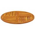 Miniatyrbilde 5 av 8: vidaXL Bordplate Ø90x2,2 cm rund heltre akasie