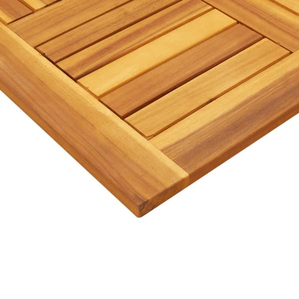 vidaXL Pöytälevy 60x60x2 cm neliö täysi akasiapuu