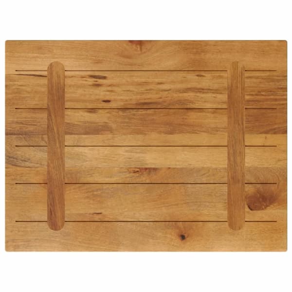 vidaXL Bordplate 70x50x3,8 cm rektangulær heltre mango