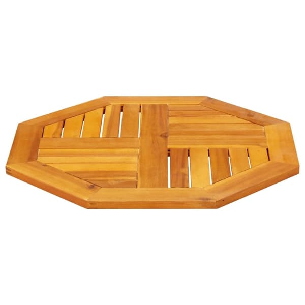 vidaXL Bordplate 60x60x2 cm åttekantet heltre akasie
