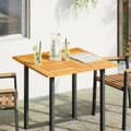 Miniatyrbilde 2 av 9: vidaXL Bordplate 80x80x2,2 cm firkantet heltre akasie