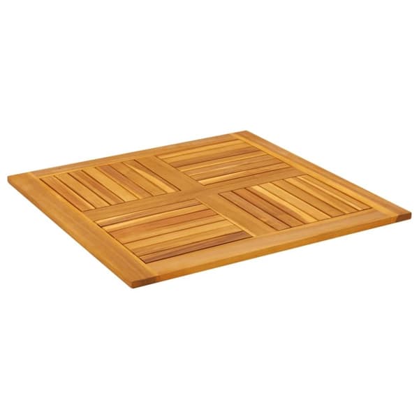 vidaXL Pöytälevy 80x80x2,2 cm neliö täysi akasiapuu