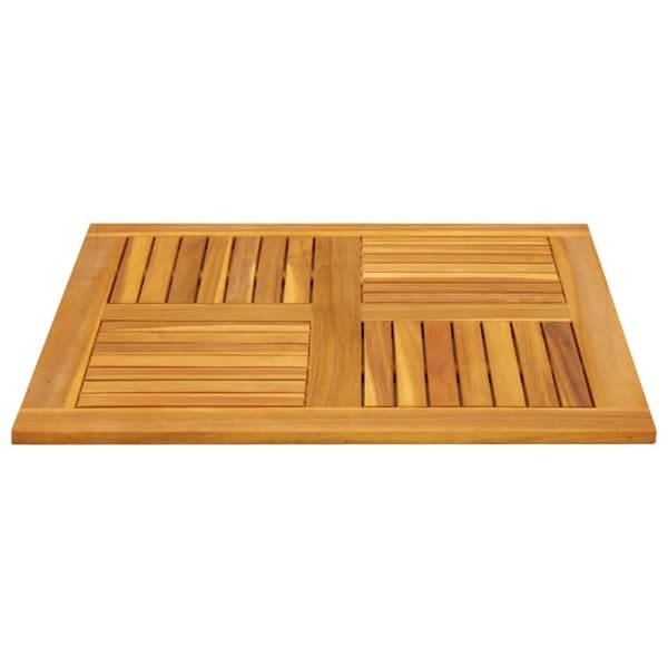 vidaXL Pöytälevy 80x80x2,2 cm neliö täysi akasiapuu