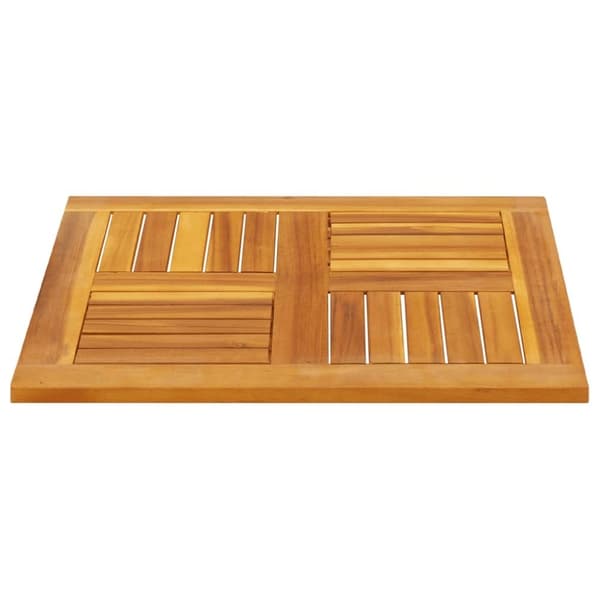 vidaXL Bordplate 60x60x2 cm firkantet heltre akasie