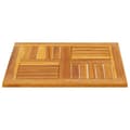 Miniatyrbilde 4 av 9: vidaXL Bordplate 60x60x2 cm firkantet heltre akasie