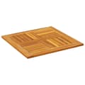 Miniatyrbilde 5 av 9: vidaXL Bordplate 60x60x2 cm firkantet heltre akasie