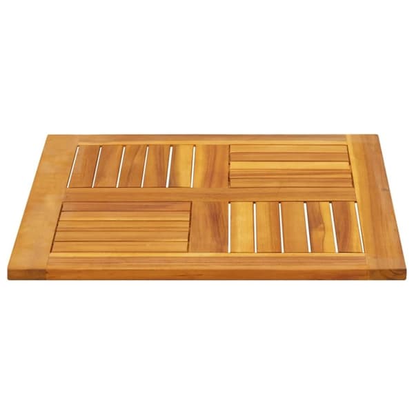 vidaXL Bordplate 60x60x2 cm firkantet heltre akasie