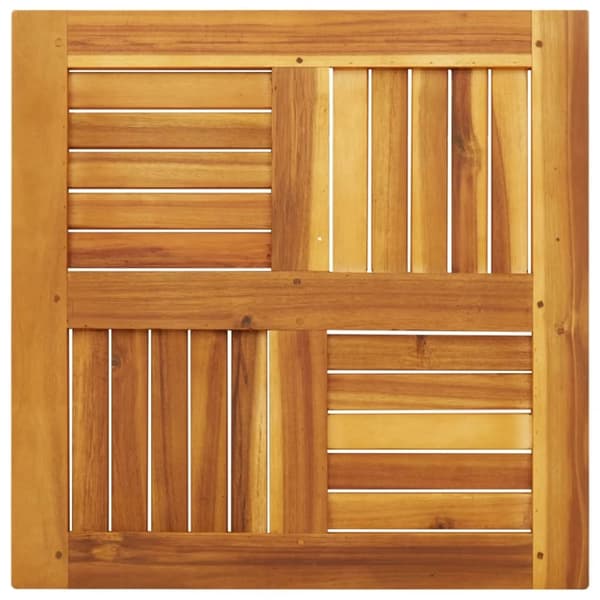 vidaXL Bordplate 60x60x2 cm firkantet heltre akasie