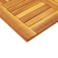 Miniatyrbilde 8 av 9: vidaXL Bordplate 60x60x2 cm firkantet heltre akasie