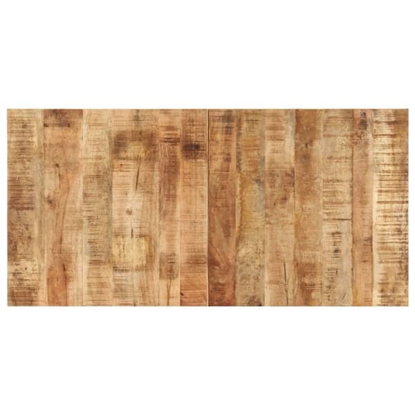 Bordsskiva 120x60x(1,5-1,6) grovt mangoträ