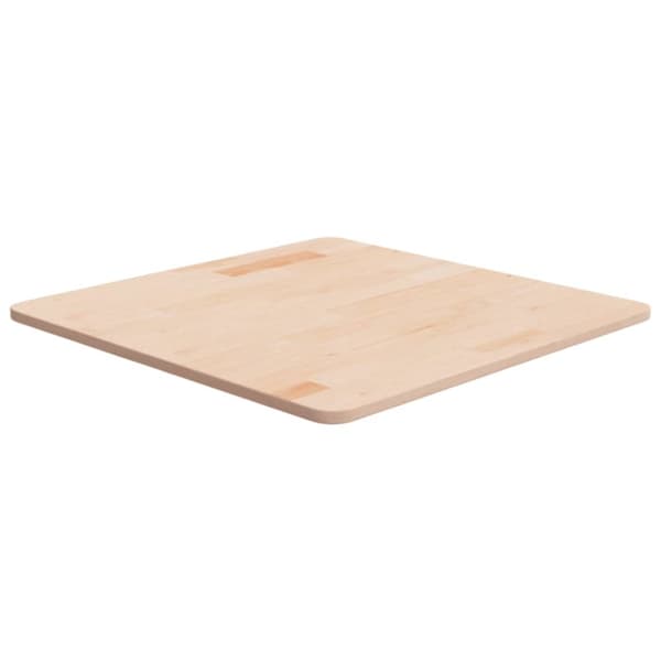 Fyrkantig bordsskiva 60x60x1,5 cm obehandlad massiv ek