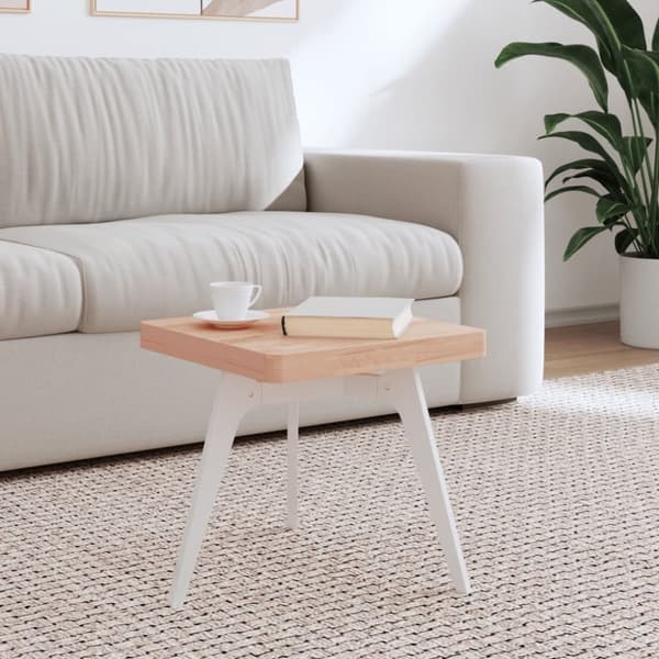 Bordsskiva 40x40x4 cm fyrkantig massivt bokträ