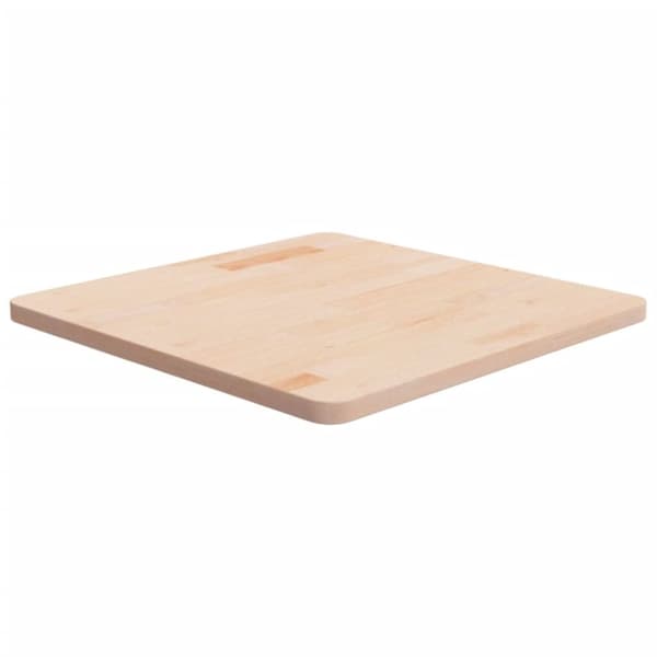Fyrkantig bordsskiva 60x60x2,5 cm obehandlad massiv ek