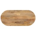 Miniatyrbild 1 av 2: Bordsskiva 110x50x3,8 cm oval massivt mangoträ