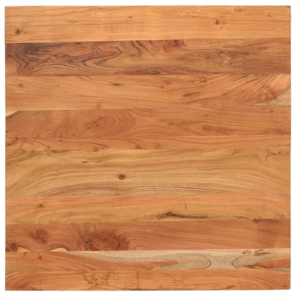 Bordsskiva 80x80x3,8 cm fyrkantig massiv akacia