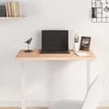Miniatyrbild 1 av 2: Bordsskiva 80x40x2,5 cm rektangulär massivt bokträ