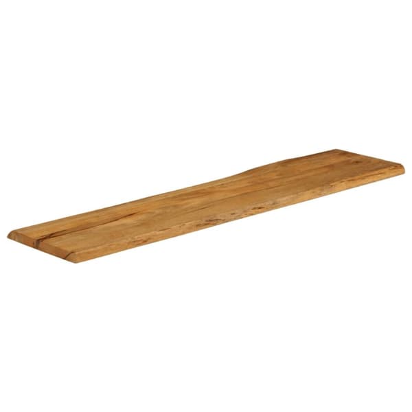 Bordsskiva 160x40x2,5 cm levande kant massivt mangoträ