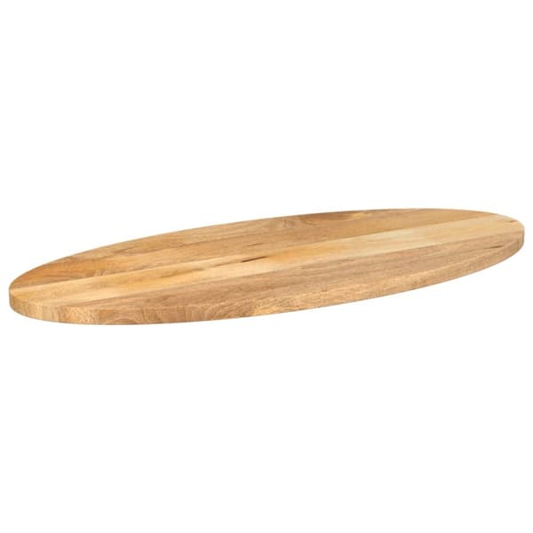 Bordsskiva 90x40x2,5 cm oval massivt mangoträ