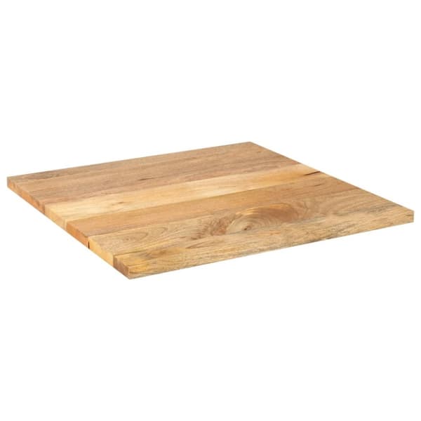 Bordsskiva 70x70x2,5 cm fyrkantig massivt mango-trä