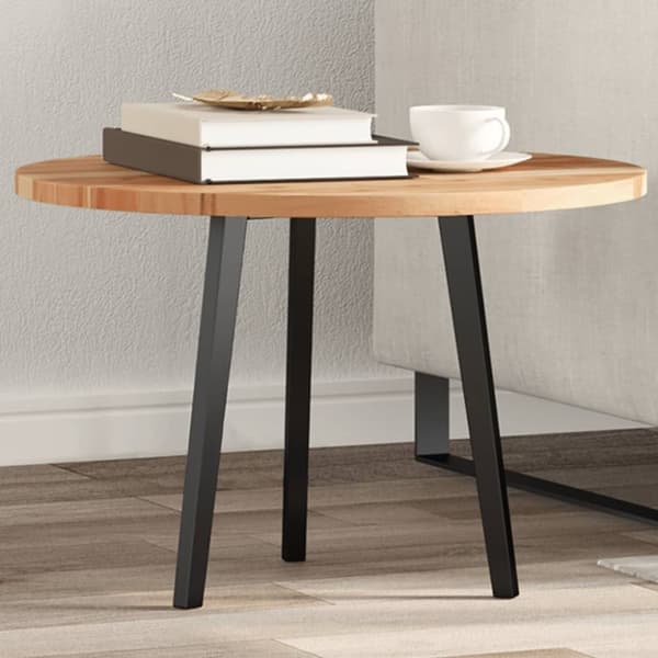 Bordsskiva rund Ø60x2 cm massivt akaciaträ