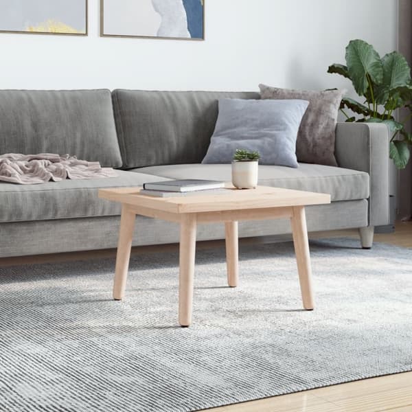 Bordsskiva 60x60x2,5 cm massiv furu fyrkantig