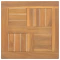 Miniatyrbild 1 av 2: Fyrkantig bordsskiva 40x40x2,5 cm massiv teak