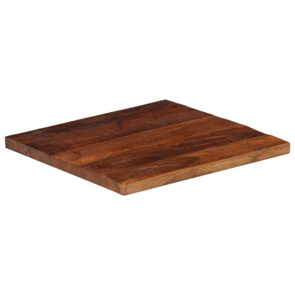 Bordsskiva 50x50x2,5 cm fyrkantig massivt återvunnet trä