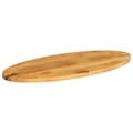Miniatyrbild 2 av 2: Bordsskiva 90x40x2,5 cm oval massivt mangoträ