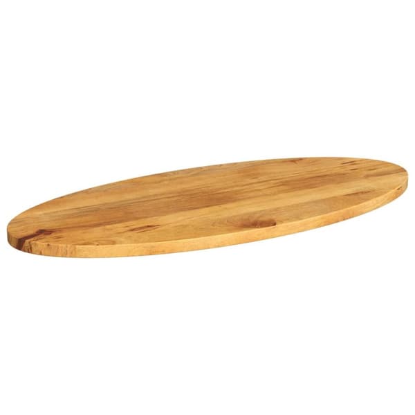 Bordsskiva 90x40x2,5 cm oval massivt mangoträ