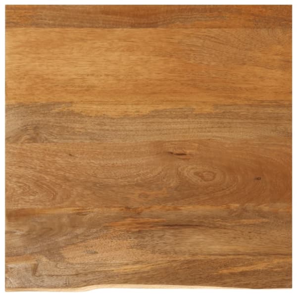 Bordsskiva 40x40x2,5 cm levande kant massivt mangoträ