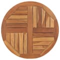 Miniatyrbild 1 av 2: Bordsskiva i massiv teak rund 2,5 cm 70 cm