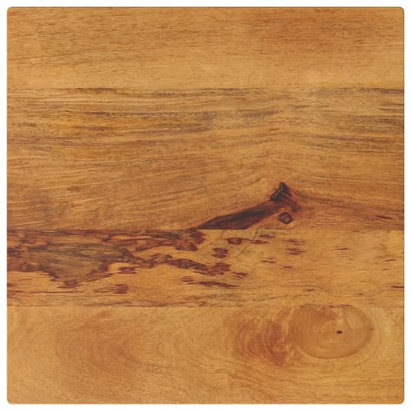 Bordsskiva 60x60x2,5 cm fyrkantig massiv mango-trä