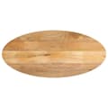Miniatyrbild 1 av 2: Bordsskiva 140x50x3,8 cm oval massivt mangoträ