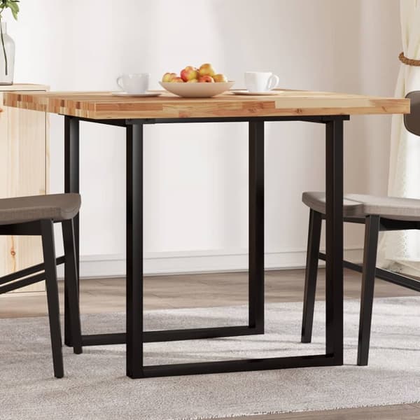 Bordsskiva fyrkantig 90x90x4 cm massivt akaciaträ