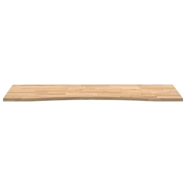 vidaXL Bordsskiva obehandlad 140x50x2,5 cm massiv ek rektangulär
