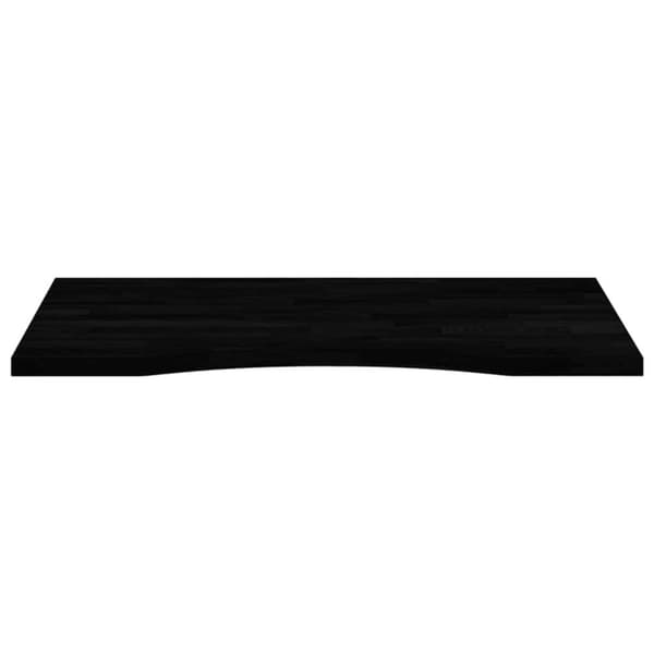 vidaXL Bordsskiva mörkbrun 80x60x2,5 cm massiv ek rektangulär