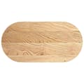 Miniatyrbild 2 av 2: Bordsskiva 100x50x4 cm massiv ek oval