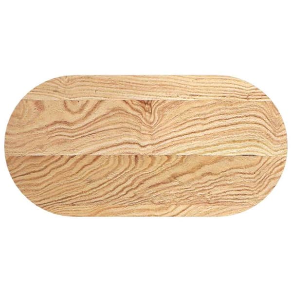 Bordsskiva 80x40x2 cm massiv ek oval