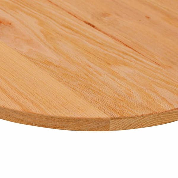 Bordsskiva ljusbrun 80x40x2 cm massiv ek oval