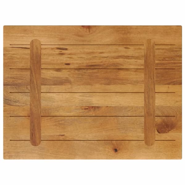 bordplade 70x50x3,8 cm rektangulær massivt mangotræ