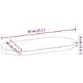 Miniatyrbild 10 av 10: Bordsskiva 80x40x4 cm massiv ek oval