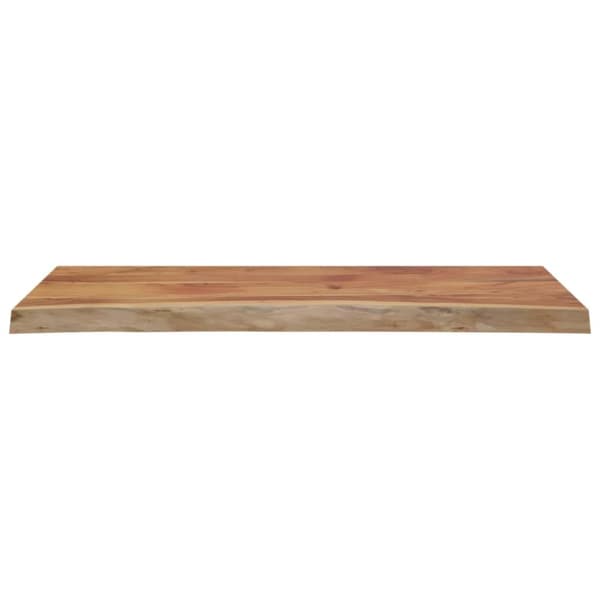 Pöytälevy 90x40x2,5 cm suorakaide täysi akasiapuu elävä reuna