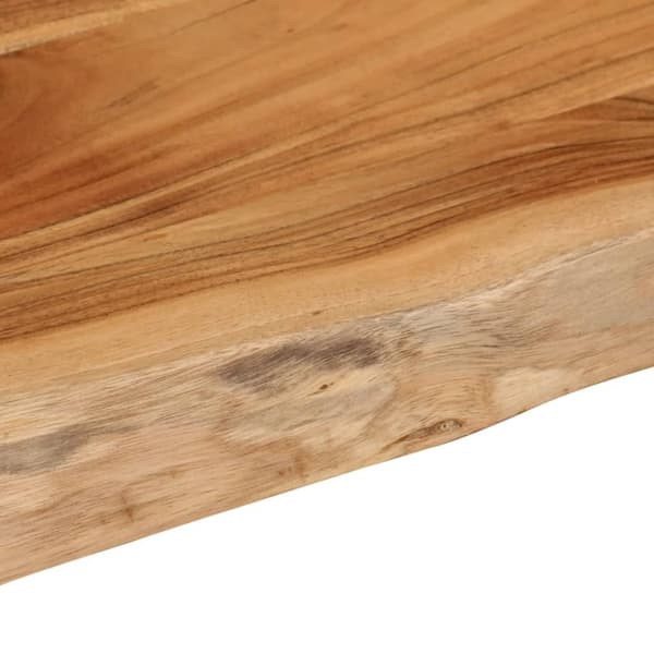 Pöytälevy 90x40x2,5 cm suorakaide täysi akasiapuu elävä reuna