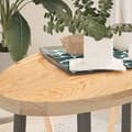 Pikkukuva 2 / 11: vidaXL Pöytälevy 100x50x4 cm massiivipuuta tammi soikea