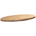 Miniatyrbild 5 av 11: vidaXL Bordsskiva 120x60x4 cm massiv ek oval