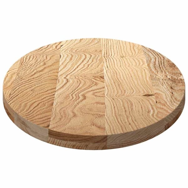 vidaXL Bordsskiva 120x60x4 cm massiv ek oval