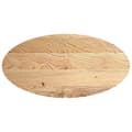 Miniatyrbild 1 av 11: vidaXL Bordsskiva 120x60x4 cm massiv ek oval
