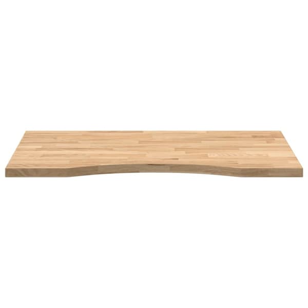 vidaXL Käsittelemätön pöytätaso 80x50x2,5 cm tammi suorakulmainen